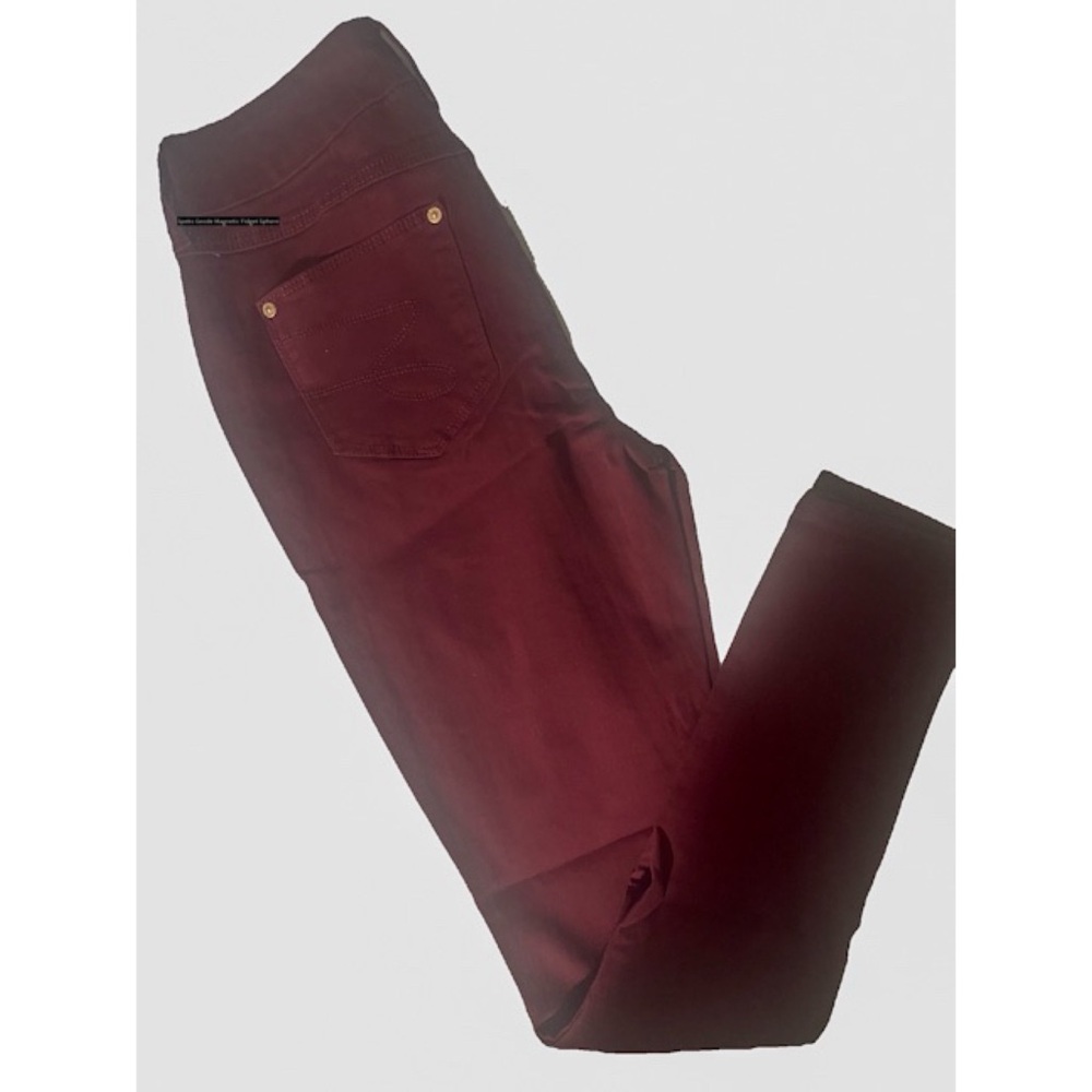 Burgundy Skinny Jeans